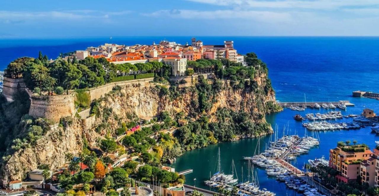 Luxurious Flat At 5 Min By Walk To Monaco, Free Parking And Sea View Apartment Beausoleil Exterior foto
